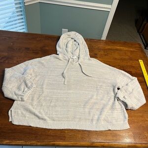 Soma Wknd Soma Weekend Light Gray Hooded Sweater so soft size XXL